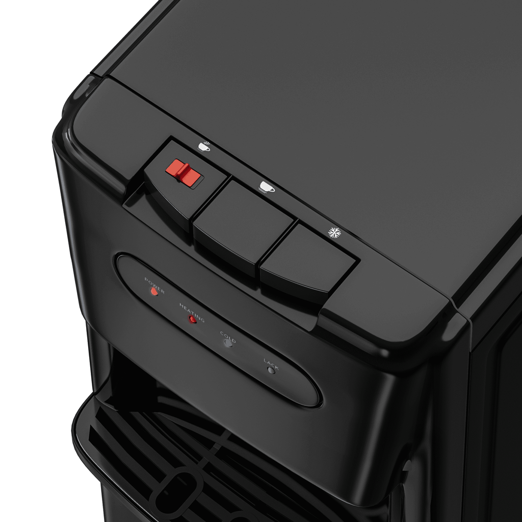 Nepsam 120V Water Dispenser Hot Cold Warm, 560W Heating 100W Cooling, 6.5L/h Hot 15L/h Cold Output, R134a Refrigerant, IEC Shock Protection, Home Office Use