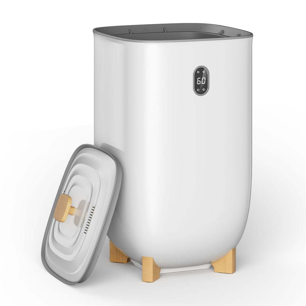 Nepsam 35L Towel Warmer Bucket with Drying Modes, Heating Mode 20/30/60/90 Min, Customized Fragrance, LED Screen, Anti-scald Safety lock, White