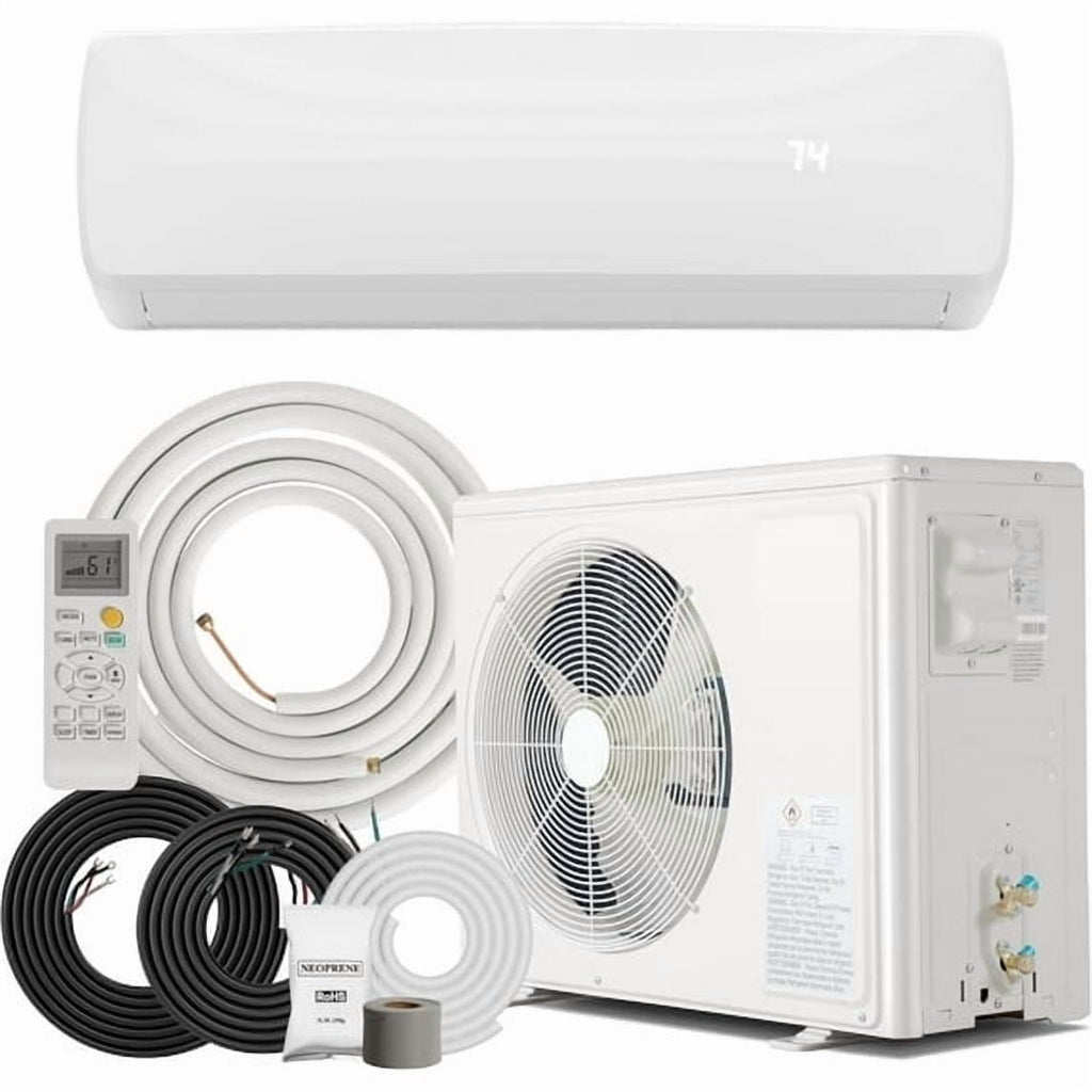 Nepsam 12000 BTU Mini Split Air Conditioner & Heater, 19 SEER2 230V Energy Energy Saving Wall Mounted