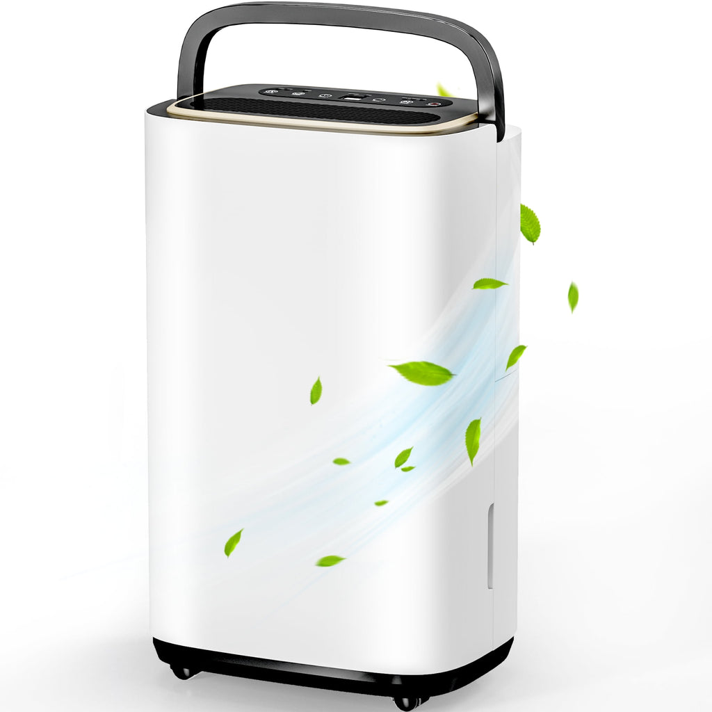 Nepsam 15-Pint (DOE) Dehumidifier for Large Spaces up to 5000 Sq.Ft, 180oz Tank with Drain Hose & 24H Timer, 3 Modes for Home, Office, Basement