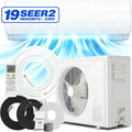 Nepsam 18000 BTU Mini Split Air Conditioner 19 SEER2 230V Inverter AC, Wall Mounted Heating Cooling System, 1250 Sq. Ft, Turbo Self-Cleaning for Home Bedroom