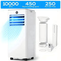 Nepsam 10000 BTU Portable Air Conditioner, 3-in-1 AC Unit, Dehumidifier, Fan, Remote, Timer, for Room up to 450 Sq.Ft
