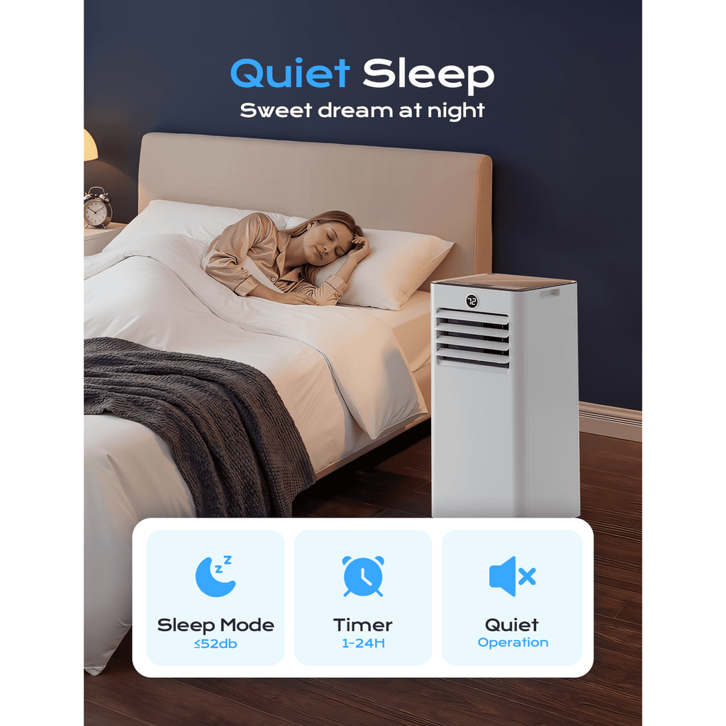 Nepsam 10000 BTU Portable Air Conditioner, 3-in-1 AC Unit, Dehumidifier, Fan, Remote, Timer, for Room up to 450 Sq.Ft